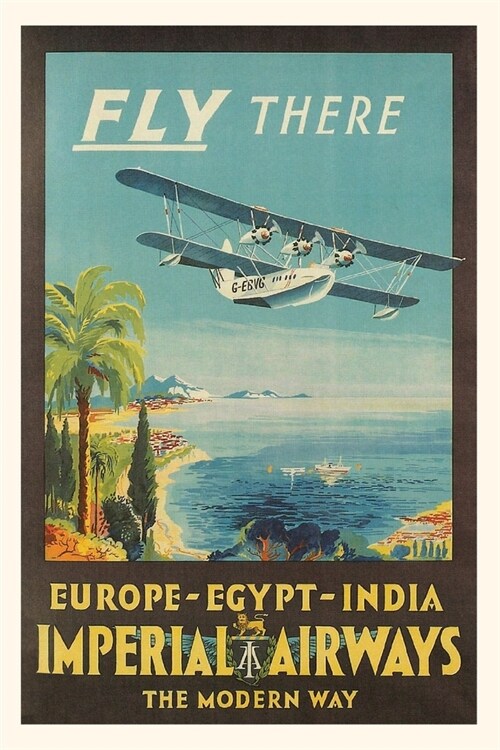 Vintage Journal Biplane Clipper, Imperial Airways (Paperback)