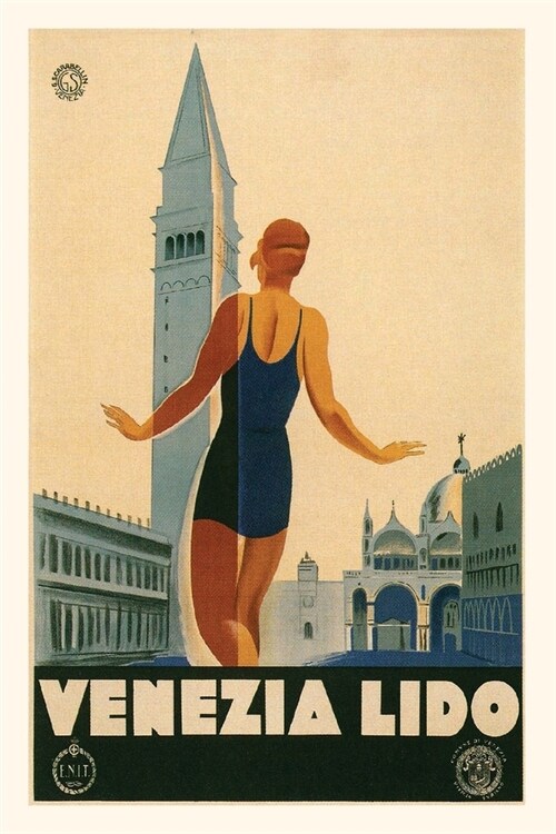 Vintage Journal Venice, Italy Travel Poster (Paperback)