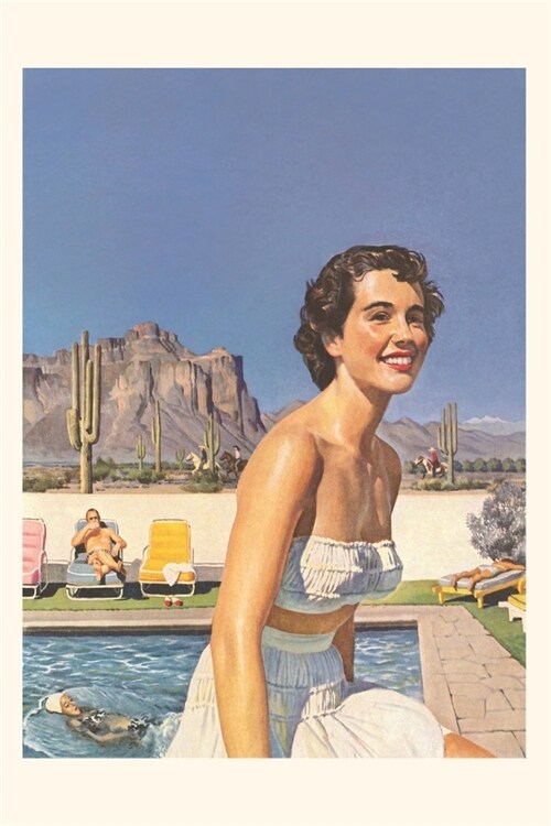 Vintage Journal Relaxing by the Pool (Paperback)