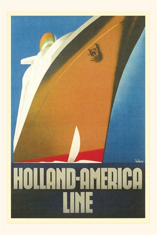 Vintage Journal Holland America Line, Ship (Paperback)
