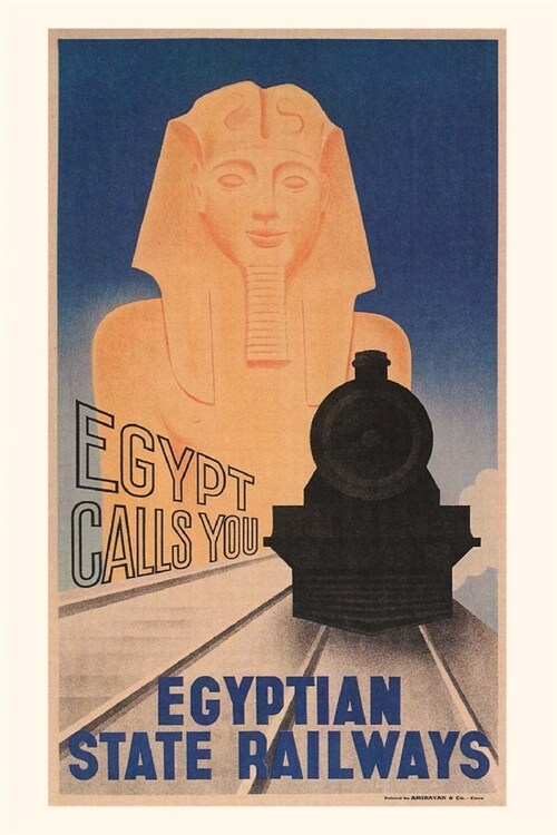 Vintage Journal Poster for Egyptian Railways (Paperback)