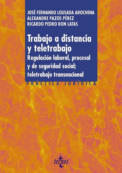 TRABAJO A DISTANCIA Y TELETRABAJO (Book)