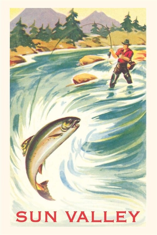 Vintage Journal Travel Poster for Sun Valley (Paperback)