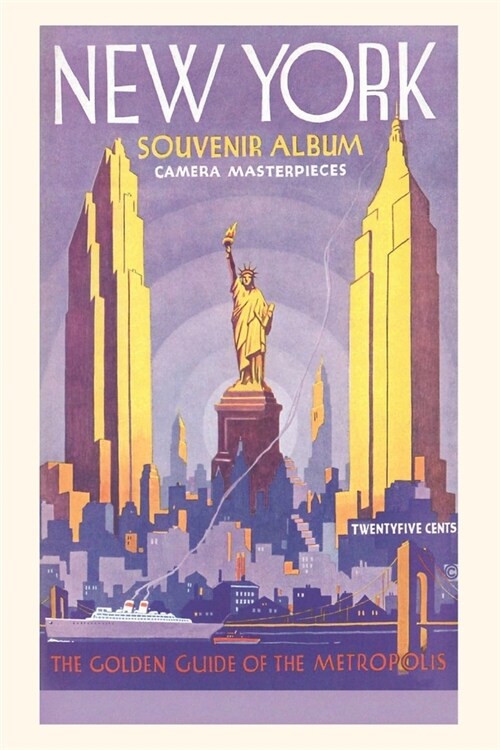Vintage Journal New York Souvenir Album (Paperback)