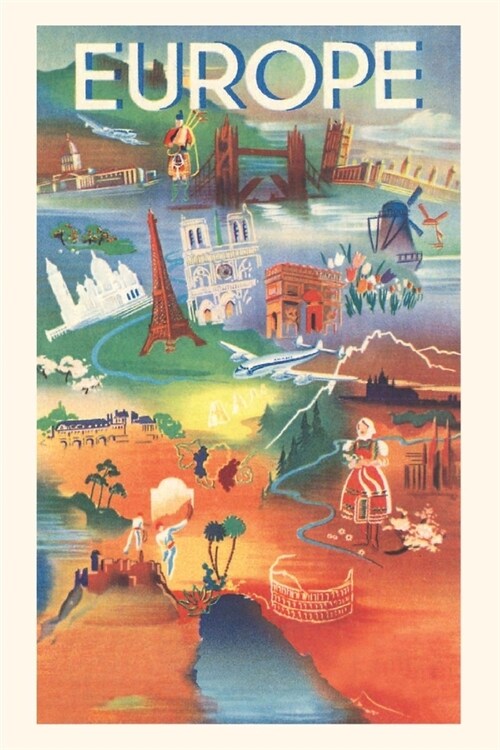 Vintage Journal Europe, Scenes of the Continent (Paperback)