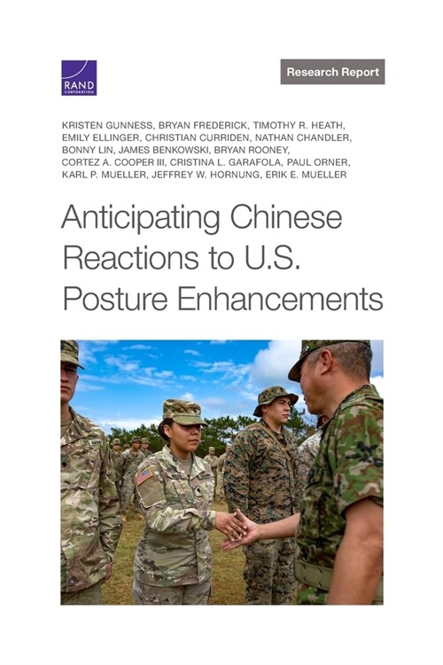 Anticipating Chinese Reactions to U.S. Posture Enhancements (Paperback)