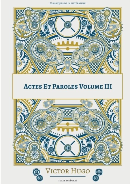 Actes Et Paroles: Volume 3 (Paperback)