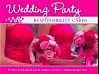 Wedding Party Responsibility Cards (Paperback, 4)