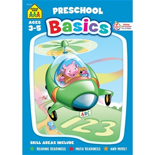 School Zone Preschool Basics 96-Page Workbook (Paperback)