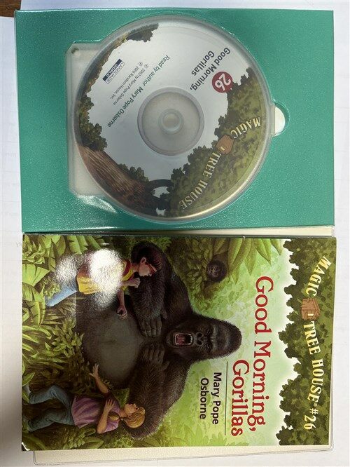 [중고] Magic Tree House #26 : Good Morning, Gorillas (Paperback + CD)