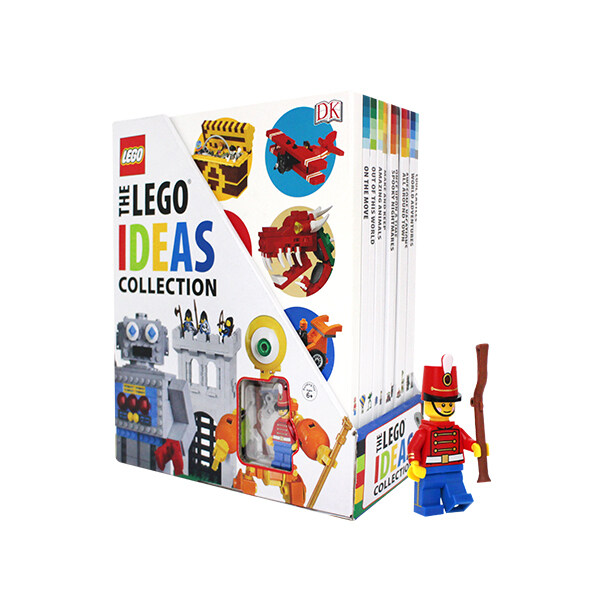 DK The Lego Ideas Collection 세트 (Hardcover 10권 + 레고 피규어)