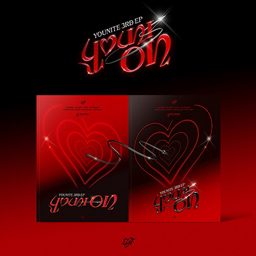 [중고] [세트] 유나이트 - EP 3집 YOUNI-ON (PHOTO BOOK) [RED ON+BLACK ON VER.]