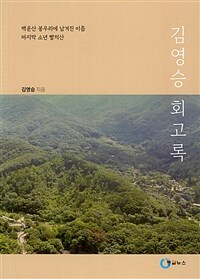 김영승 회고록 : 백운산 봉우리에 남겨진 이름 마지막 소년 빨치산 표지이미지