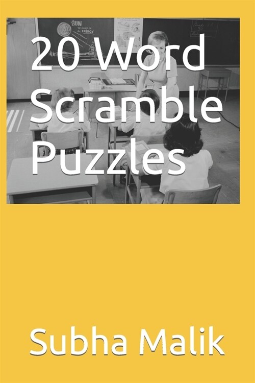20 Word Scramble Puzzles (Paperback)