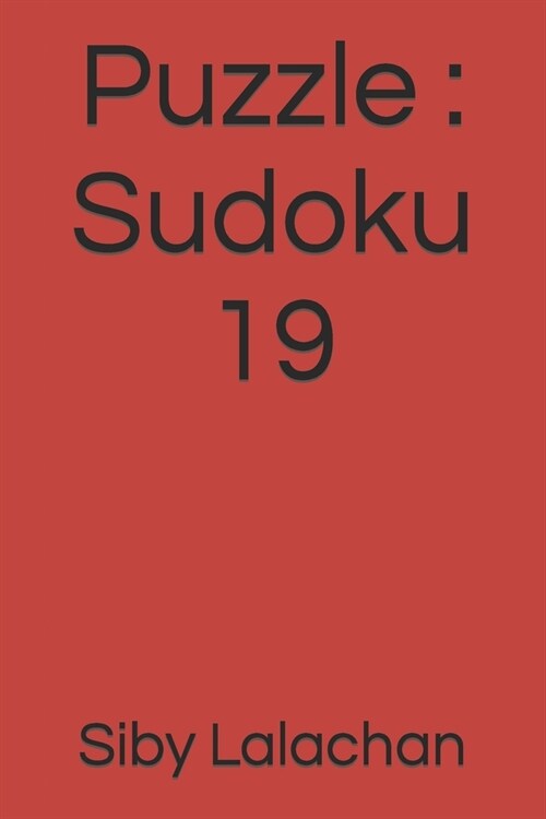 Puzzle: Sudoku 19 (Paperback)