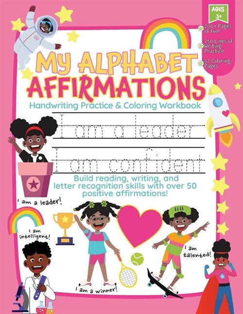 My Alphabet Affirmations Coloring and Handwriting Workbook for Black Girls (Paperback)