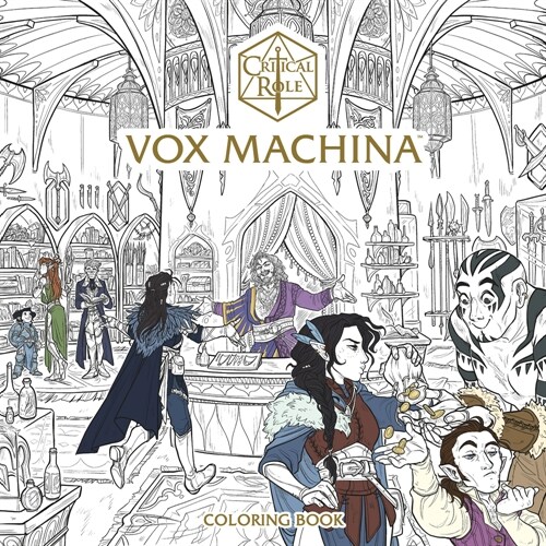 Critical Role: Vox Machina Coloring Book (Paperback)