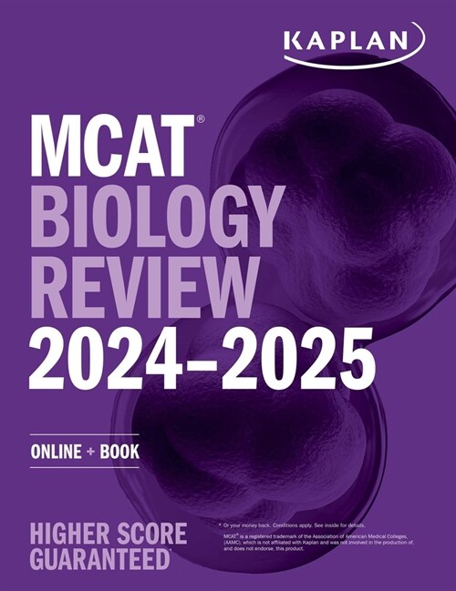 MCAT Biology Review 2024-2025: Online + Book (Paperback)