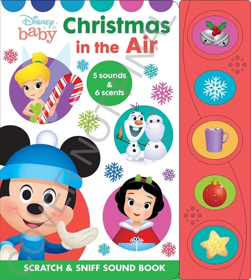 Disney Baby: Christmas in the Air Scratch & Sniff Sound Book (Board Books)