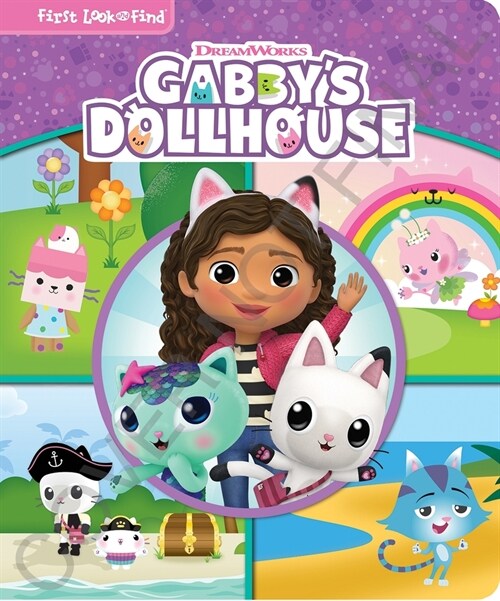 DreamWorks Gabbys Dollhouse: First Look and Find (Board Books)