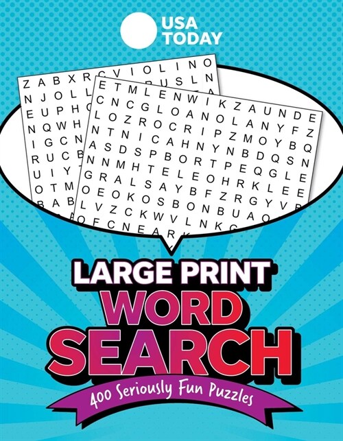 USA Today Large-Print Word Search: 350 Seriously Fun Puzzles (Paperback)