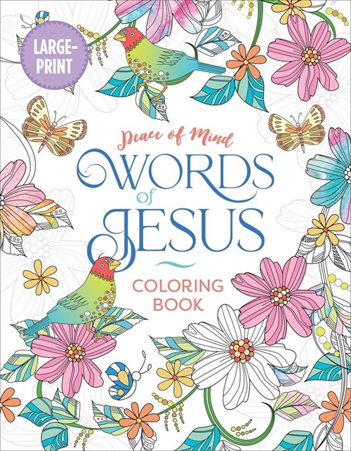 Peace of Mind Words of Jesus Coloring Book (Paperback)