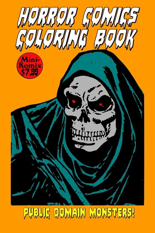 Horror Comics Coloring Books (Paperback)
