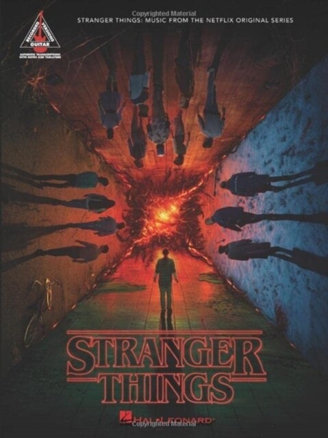 Stranger Things: Music from the Netflix Original Series Transcribed Note-For-Note for Guitar in Notes and Tab (Paperback)