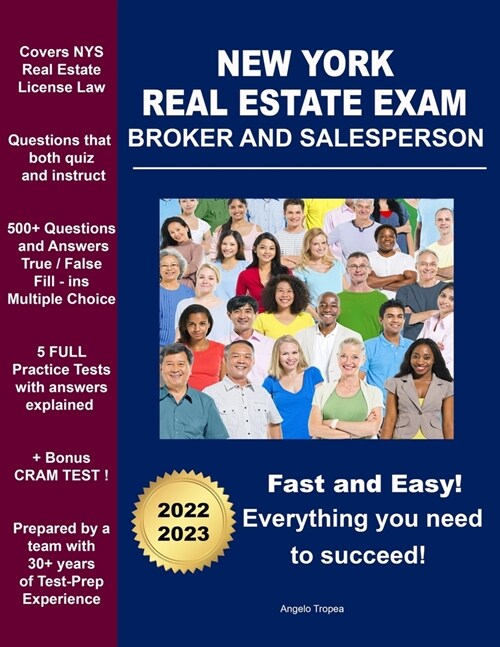 New York Real Estate Exam Broker and Salesperson (Paperback)