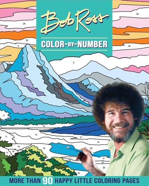 Bob Ross Color-By-Number (Paperback)