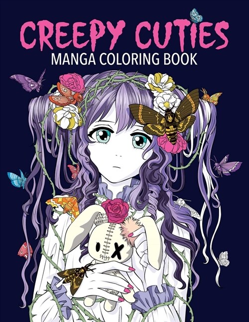 Creepy Cuties Manga Coloring Book (Paperback)