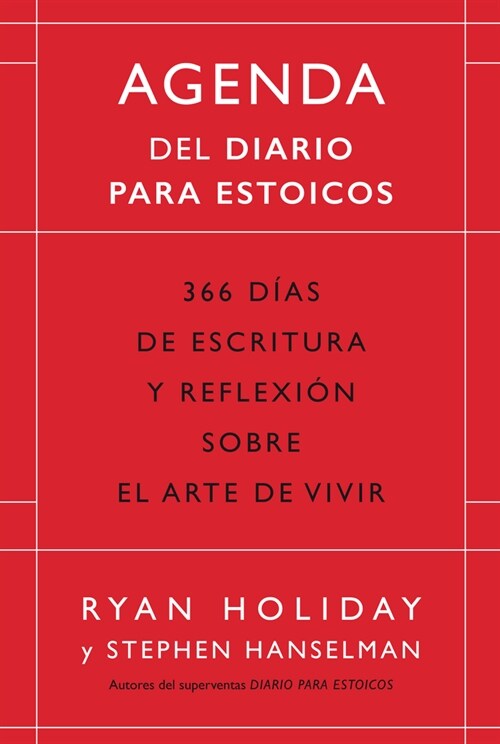 Diario Para Estoicos - Agenda Red Edition (Daily Stoic Journal Spanish Edition) (Paperback)