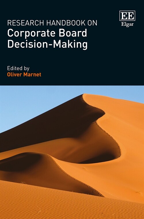 Research Handbook on Corporate Board Decision-Making (Hardcover)