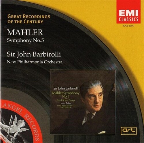 [중고] [수입] Gustav Mahler - Symphony No.5 / Barbirolli