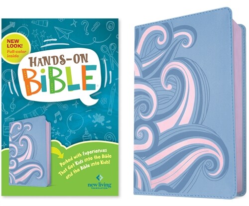 NLT Hands-On Bible, Third Edition (Leatherlike, Periwinkle Pink Waves) (Imitation Leather)