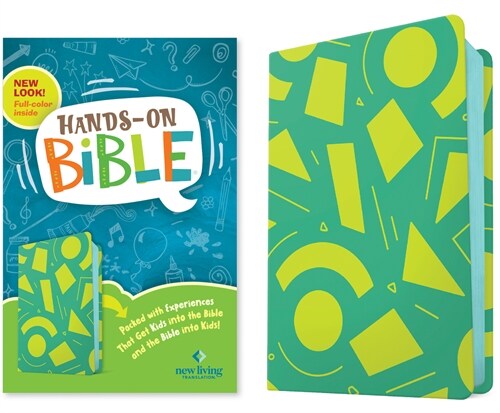 NLT Hands-On Bible, Third Edition (Leatherlike, Green Lines and Shapes) (Imitation Leather)