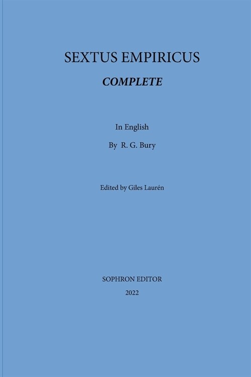 Sextus Empiricus Complete (Paperback)