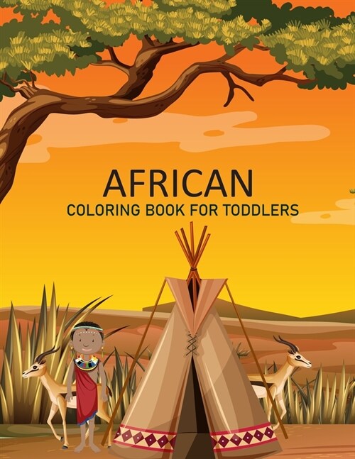 African coloring book For Toddlers: African Activity Book For Kids (Paperback)