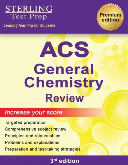 ACS General Chemistry: Comprehensive Review, ACS Examination in General Chemistry Prep Book (Paperback)