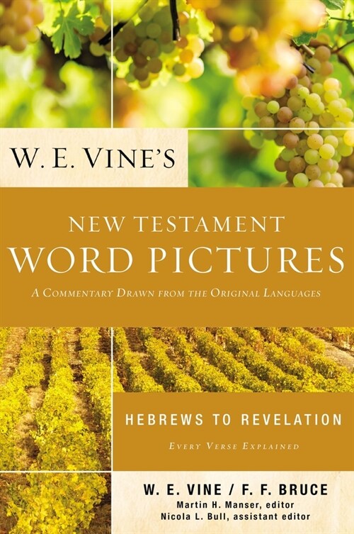 W. E. Vines New Testament Word Pictures: Hebrews to Revelation: A Commentary Drawn from the Original Languages (Paperback)