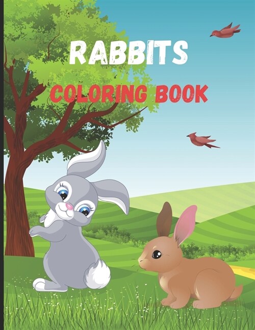 Rabbits: Coloring Book for Kids (Paperback)