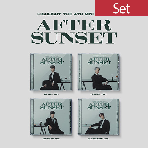 [SET] 하이라이트 - 미니 4집 AFTER SUNSET (JEWEL VER.)[버전 4종 세트]