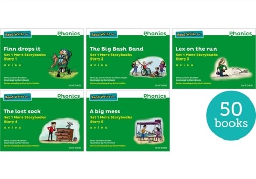 Read Write Inc. Phonics: Green Set 1 More Storybooks (Pack of 50) (Paperback, 1)