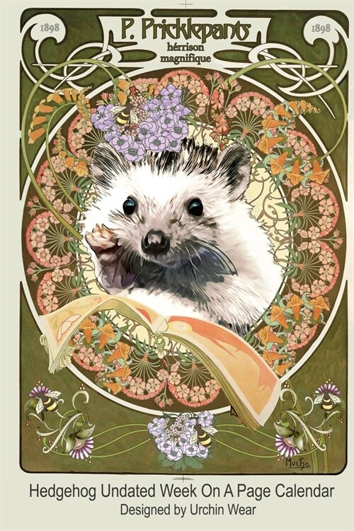 Hedgehog Undated Week On A Page Calendar : Designed by Urchin Wear (Paperback)