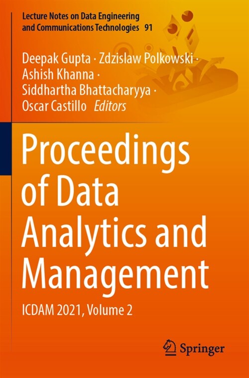 Proceedings of Data Analytics and Management: Icdam 2021, Volume 2 (Paperback, 2022)