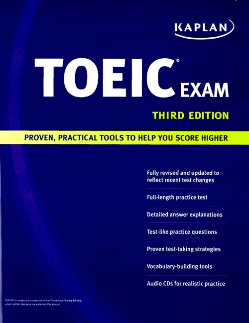 Kaplan TOEIC Exam (Paperback, Compact Disc, 3rd)