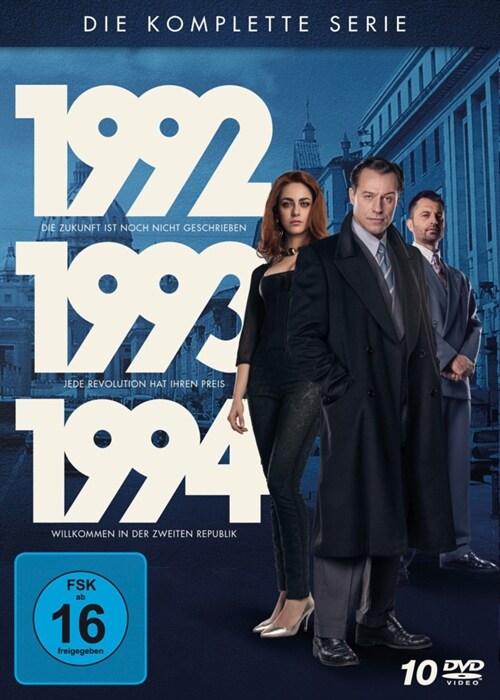 1992-1993-1994 - Die Polit-Trilogie - Die komplette Serie, 10 DVD (DVD Video)