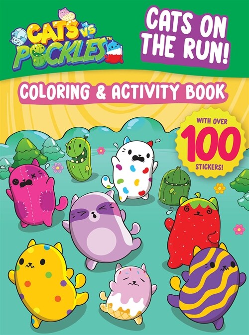 CATS ON THE RUN! — COLORING & ACTIVITY BOOK (Paperback)