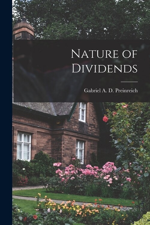 Nature of Dividends (Paperback)