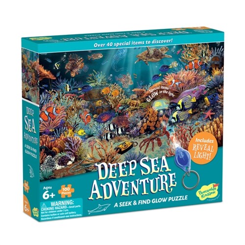 Seek and Find Glow Puzzle - Deep Sea Adventure (Board Games)